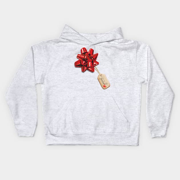 Live in the Christmas Present Kids Hoodie by ElephantShoe